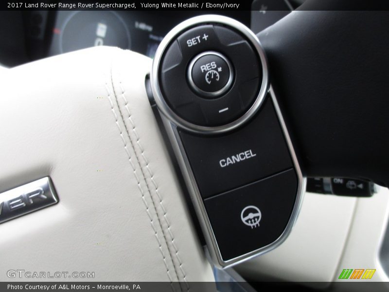 Controls of 2017 Range Rover Supercharged