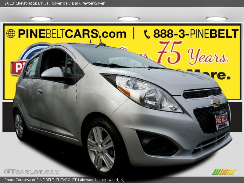 Silver Ice / Dark Pewter/Silver 2013 Chevrolet Spark LT