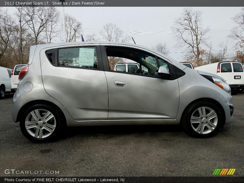 Silver Ice / Dark Pewter/Silver 2013 Chevrolet Spark LT