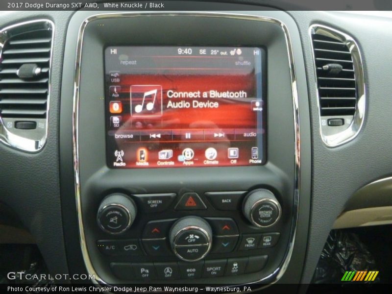 White Knuckle / Black 2017 Dodge Durango SXT AWD