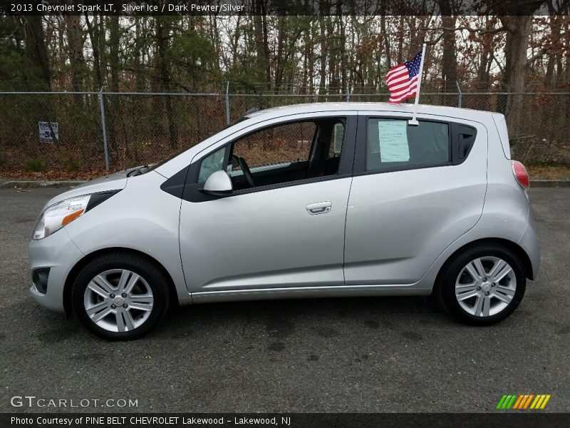 Silver Ice / Dark Pewter/Silver 2013 Chevrolet Spark LT