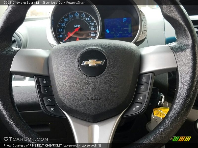 Silver Ice / Dark Pewter/Silver 2013 Chevrolet Spark LT