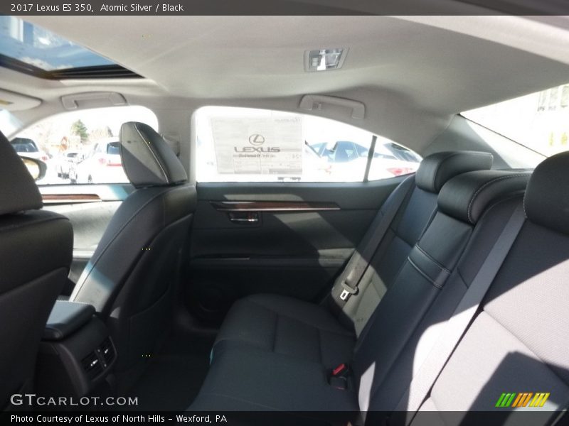 Atomic Silver / Black 2017 Lexus ES 350