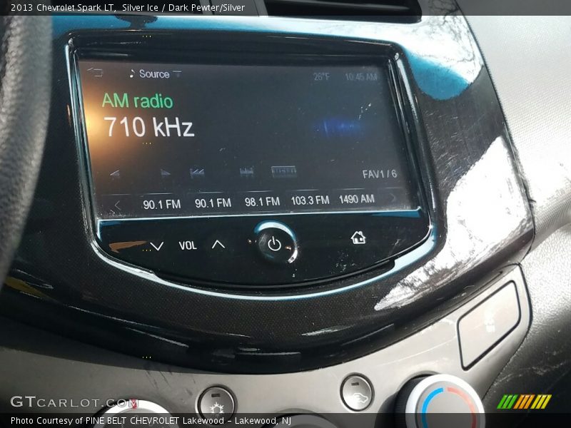 Silver Ice / Dark Pewter/Silver 2013 Chevrolet Spark LT