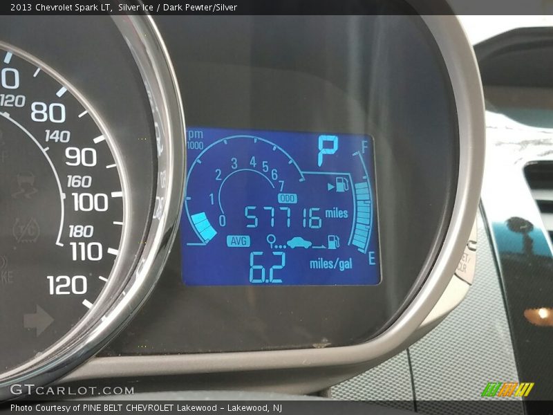 Silver Ice / Dark Pewter/Silver 2013 Chevrolet Spark LT