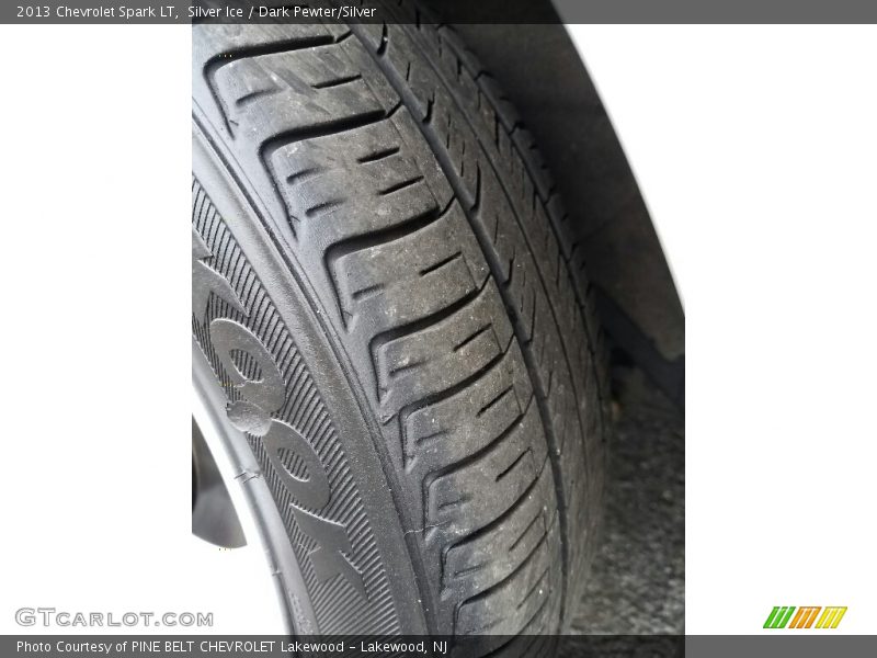 Silver Ice / Dark Pewter/Silver 2013 Chevrolet Spark LT