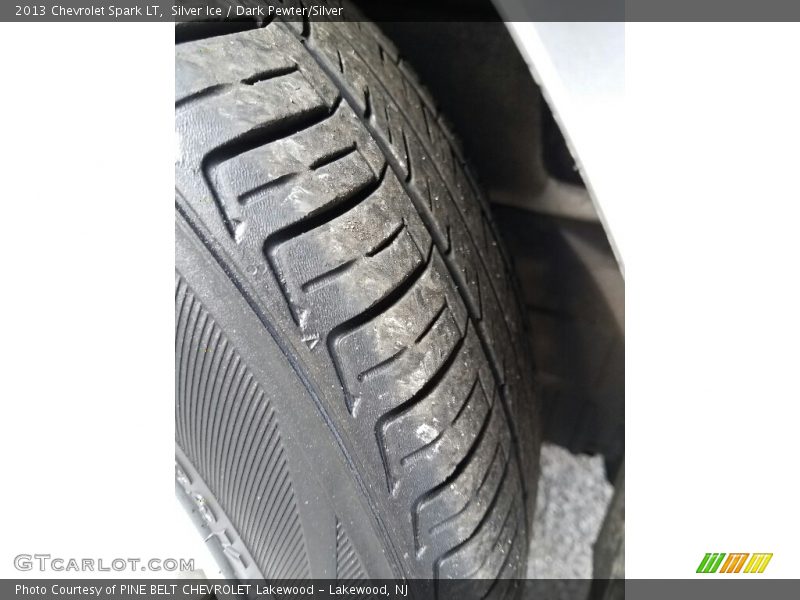Silver Ice / Dark Pewter/Silver 2013 Chevrolet Spark LT
