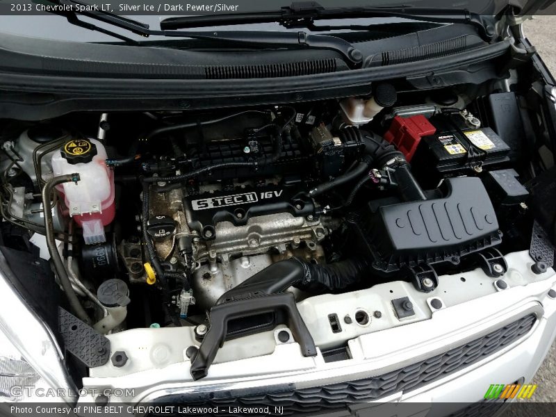 Silver Ice / Dark Pewter/Silver 2013 Chevrolet Spark LT