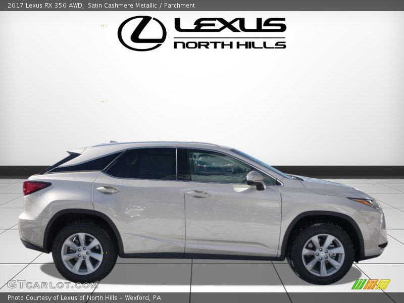 Satin Cashmere Metallic / Parchment 2017 Lexus RX 350 AWD