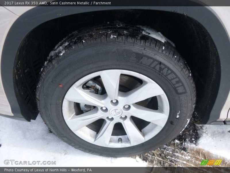 Satin Cashmere Metallic / Parchment 2017 Lexus RX 350 AWD