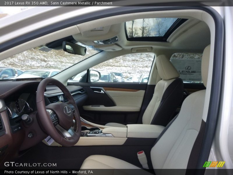 Satin Cashmere Metallic / Parchment 2017 Lexus RX 350 AWD