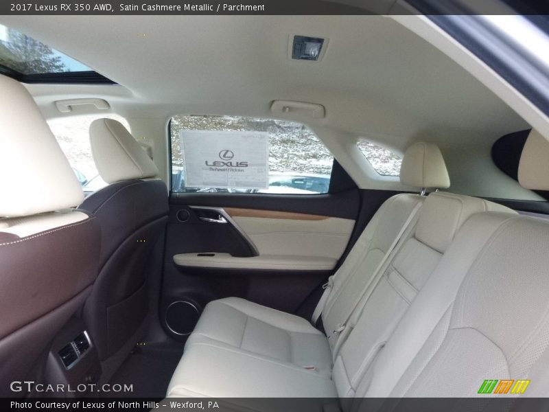 Satin Cashmere Metallic / Parchment 2017 Lexus RX 350 AWD