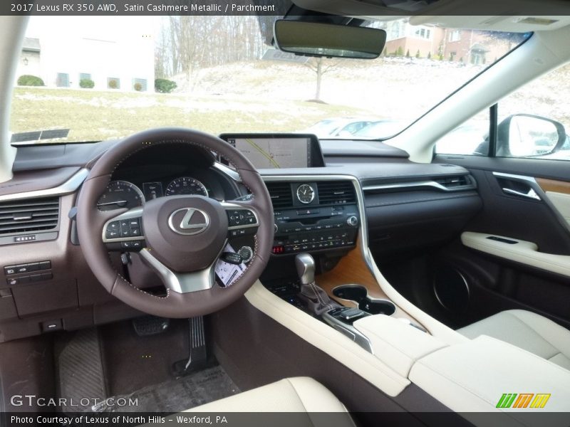 Satin Cashmere Metallic / Parchment 2017 Lexus RX 350 AWD
