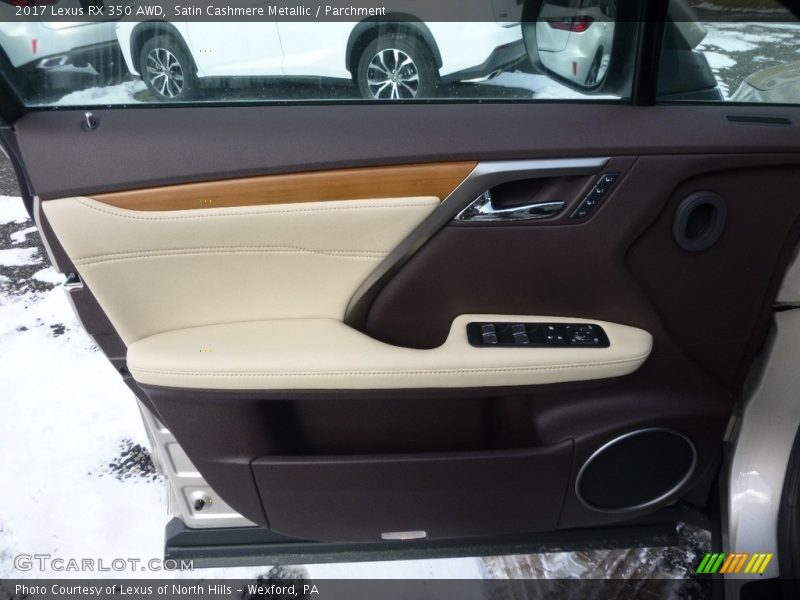 Satin Cashmere Metallic / Parchment 2017 Lexus RX 350 AWD