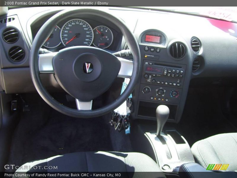 Dark Slate Metallic / Ebony 2008 Pontiac Grand Prix Sedan