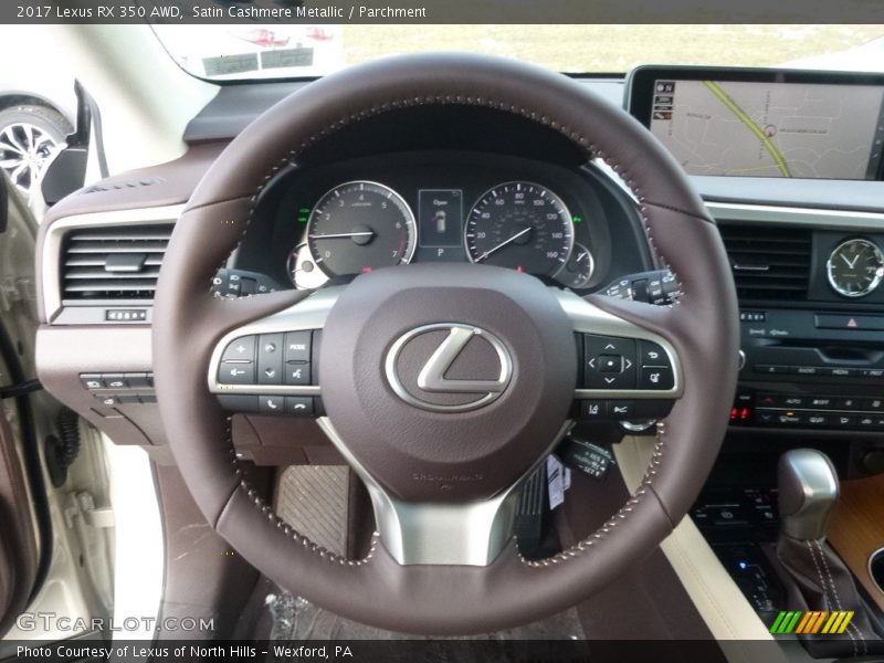 Satin Cashmere Metallic / Parchment 2017 Lexus RX 350 AWD
