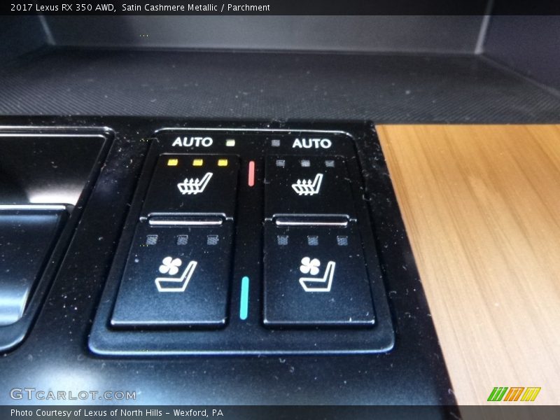 Satin Cashmere Metallic / Parchment 2017 Lexus RX 350 AWD