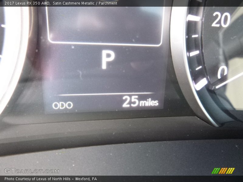 Satin Cashmere Metallic / Parchment 2017 Lexus RX 350 AWD