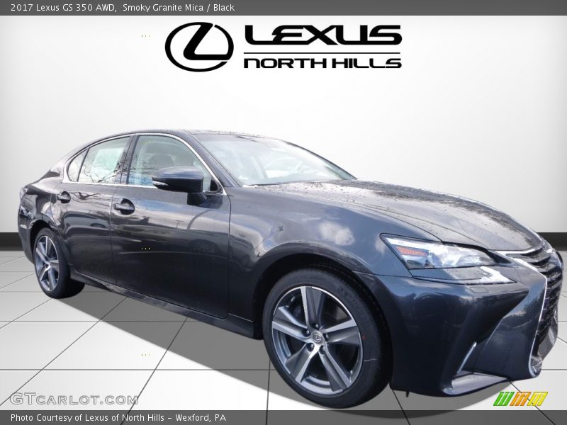 Smoky Granite Mica / Black 2017 Lexus GS 350 AWD