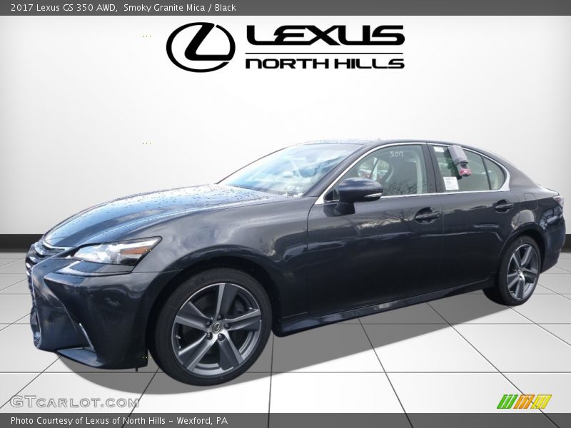 Smoky Granite Mica / Black 2017 Lexus GS 350 AWD