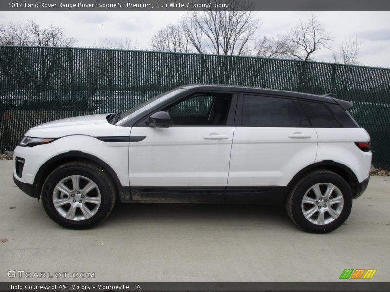 Fuji White / Ebony/Ebony 2017 Land Rover Range Rover Evoque SE Premium