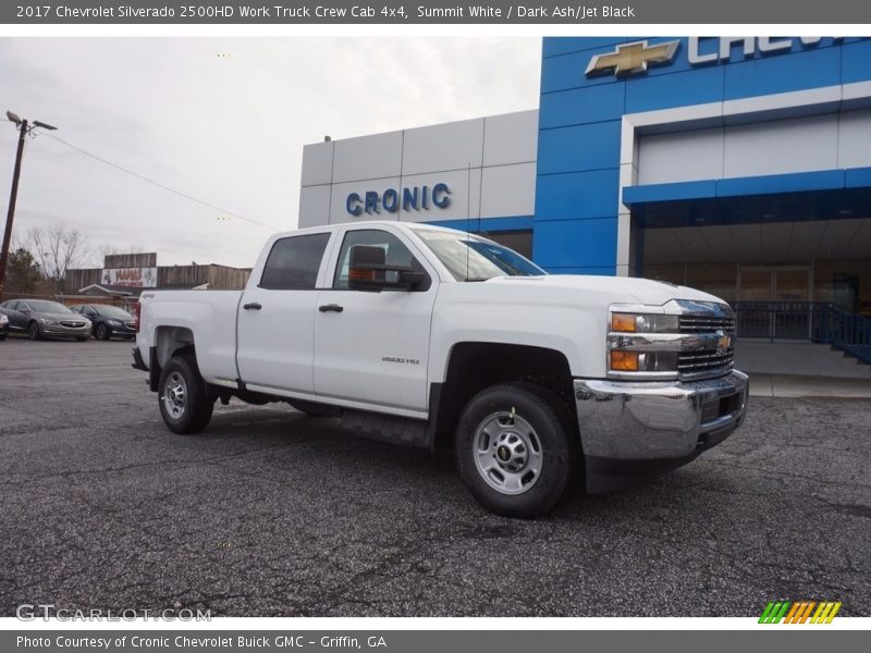 Summit White / Dark Ash/Jet Black 2017 Chevrolet Silverado 2500HD Work Truck Crew Cab 4x4