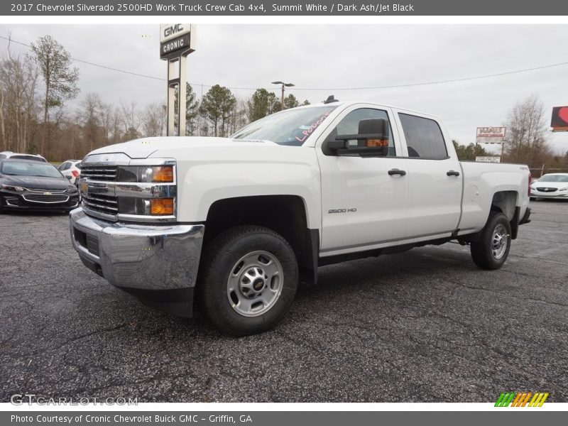 Summit White / Dark Ash/Jet Black 2017 Chevrolet Silverado 2500HD Work Truck Crew Cab 4x4