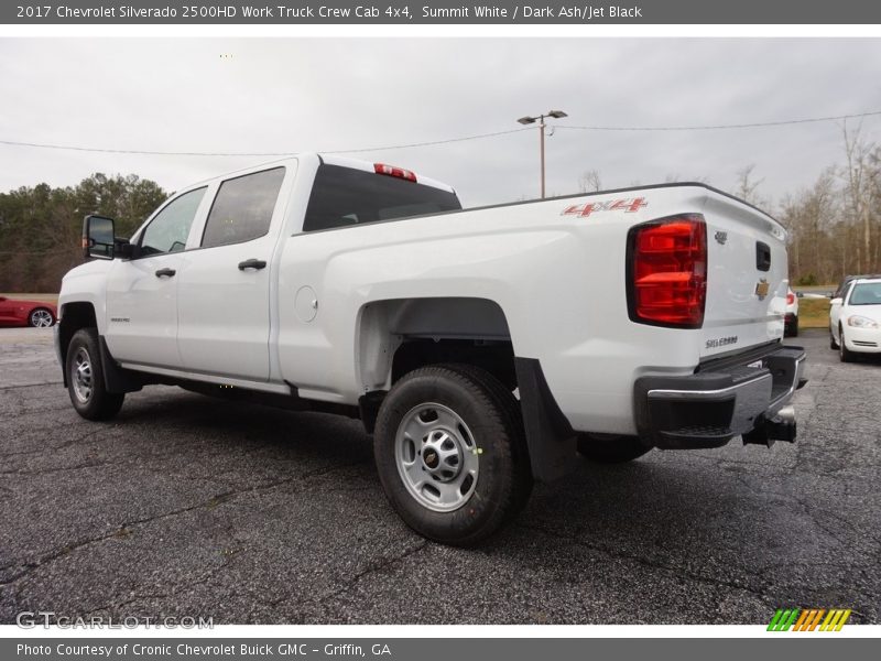 Summit White / Dark Ash/Jet Black 2017 Chevrolet Silverado 2500HD Work Truck Crew Cab 4x4
