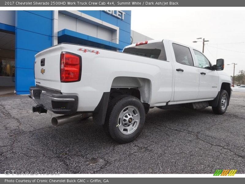 Summit White / Dark Ash/Jet Black 2017 Chevrolet Silverado 2500HD Work Truck Crew Cab 4x4
