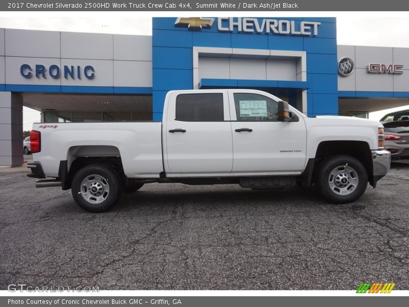 Summit White / Dark Ash/Jet Black 2017 Chevrolet Silverado 2500HD Work Truck Crew Cab 4x4
