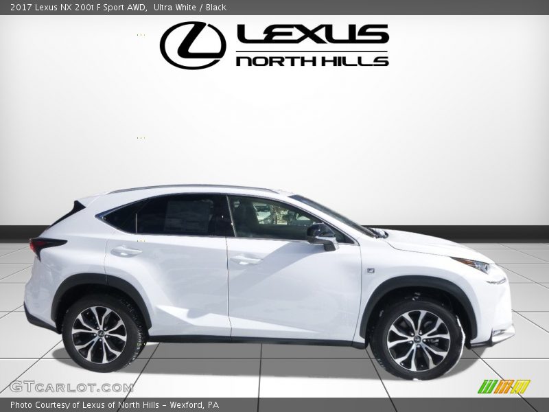 Ultra White / Black 2017 Lexus NX 200t F Sport AWD