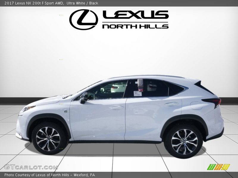 Ultra White / Black 2017 Lexus NX 200t F Sport AWD