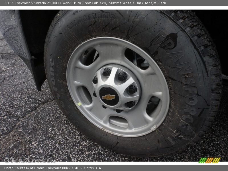 Summit White / Dark Ash/Jet Black 2017 Chevrolet Silverado 2500HD Work Truck Crew Cab 4x4