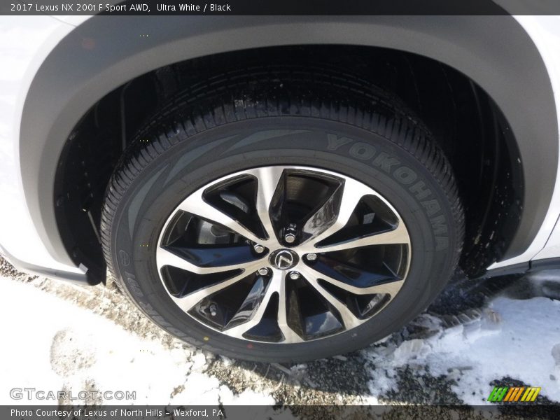 Ultra White / Black 2017 Lexus NX 200t F Sport AWD