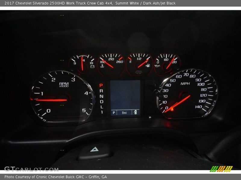 Summit White / Dark Ash/Jet Black 2017 Chevrolet Silverado 2500HD Work Truck Crew Cab 4x4