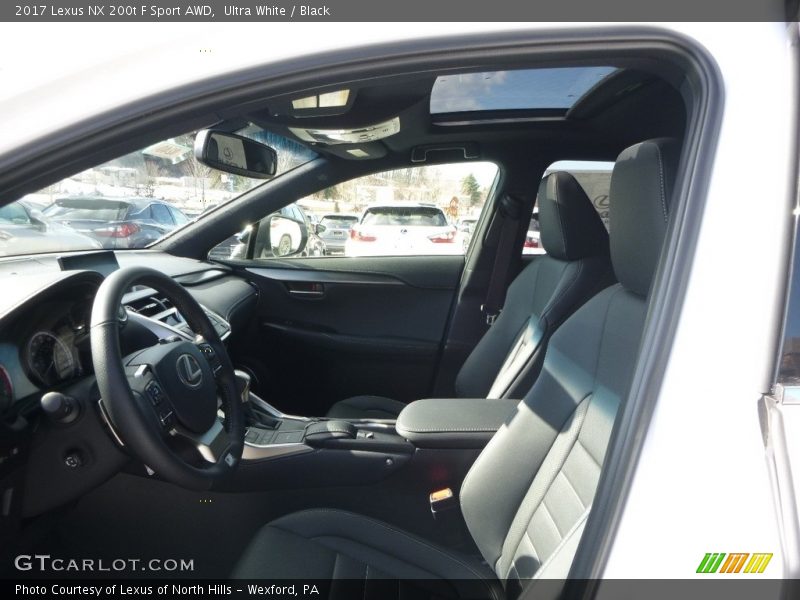 Ultra White / Black 2017 Lexus NX 200t F Sport AWD
