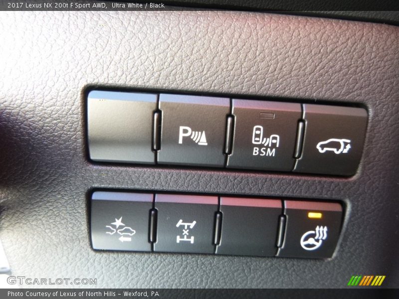 Ultra White / Black 2017 Lexus NX 200t F Sport AWD