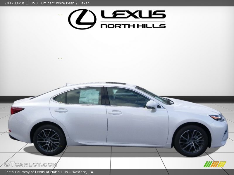 Eminent White Pearl / Flaxen 2017 Lexus ES 350