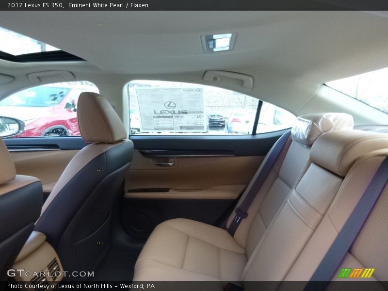 Eminent White Pearl / Flaxen 2017 Lexus ES 350