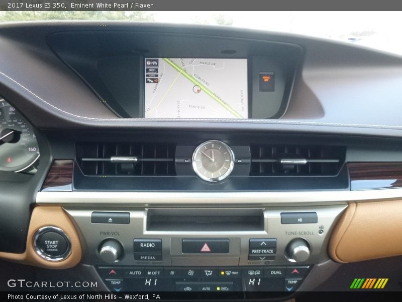 Eminent White Pearl / Flaxen 2017 Lexus ES 350