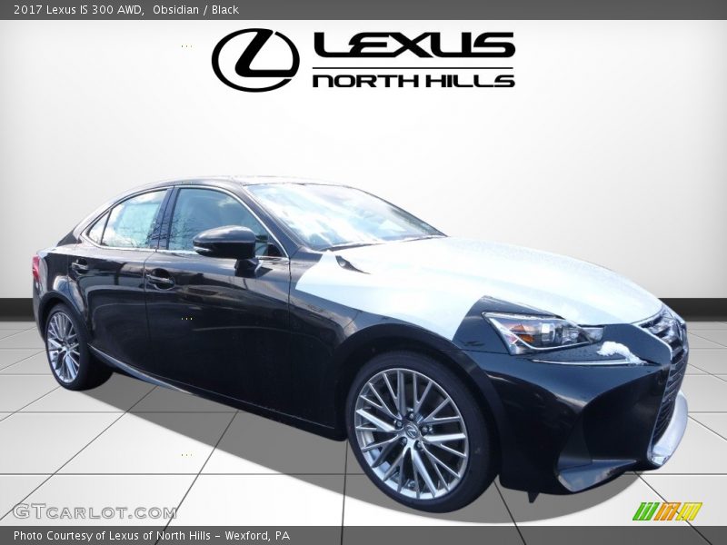 Obsidian / Black 2017 Lexus IS 300 AWD