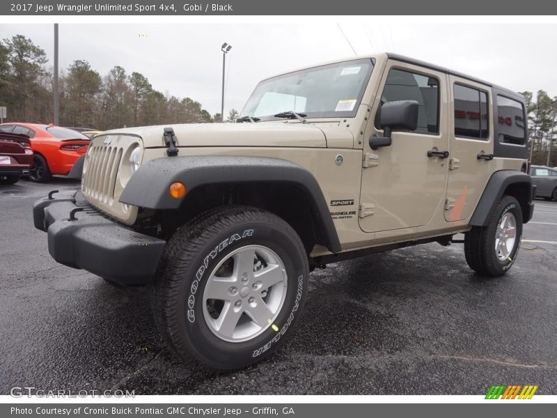 Front 3/4 View of 2017 Wrangler Unlimited Sport 4x4