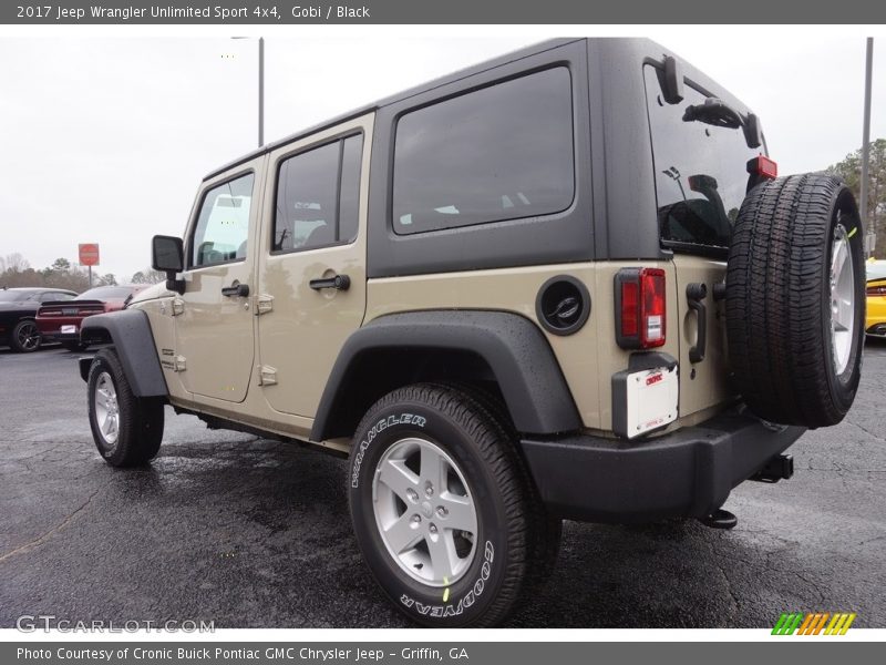 Gobi / Black 2017 Jeep Wrangler Unlimited Sport 4x4