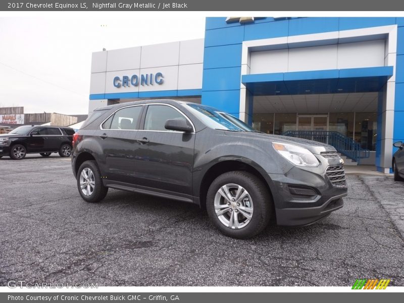 Nightfall Gray Metallic / Jet Black 2017 Chevrolet Equinox LS