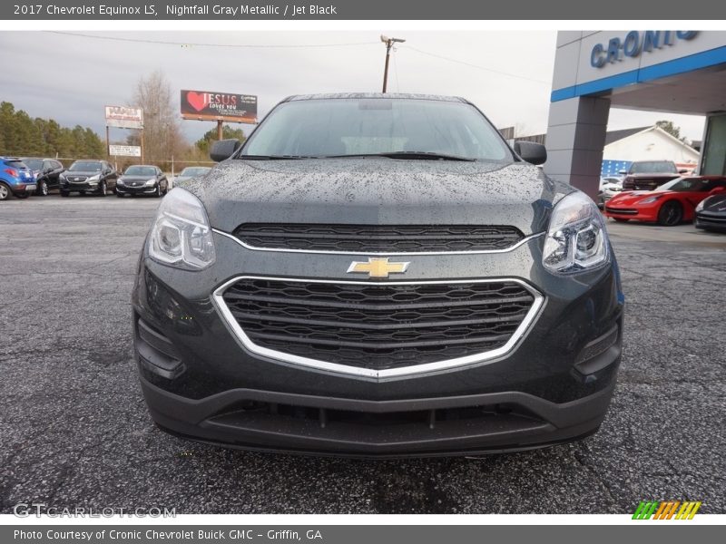 Nightfall Gray Metallic / Jet Black 2017 Chevrolet Equinox LS