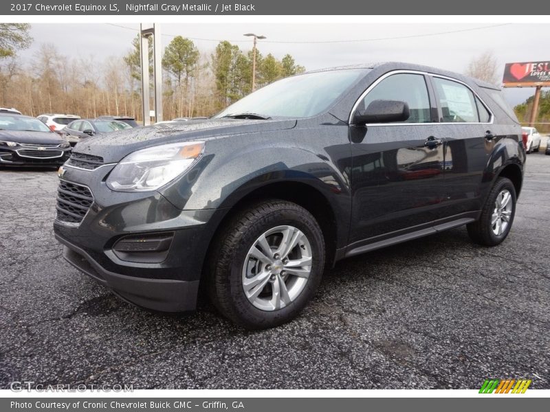 Nightfall Gray Metallic / Jet Black 2017 Chevrolet Equinox LS