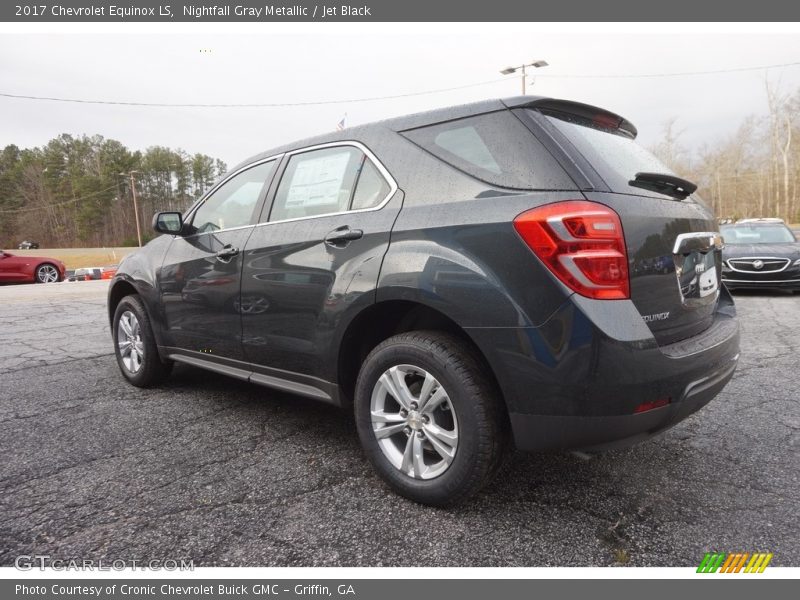 Nightfall Gray Metallic / Jet Black 2017 Chevrolet Equinox LS
