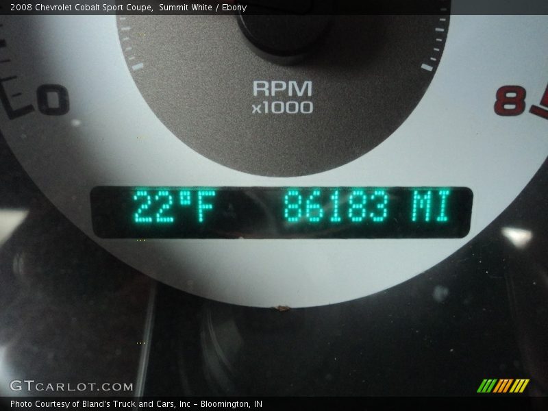Summit White / Ebony 2008 Chevrolet Cobalt Sport Coupe