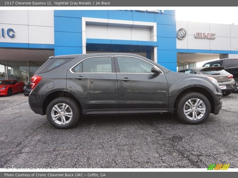 Nightfall Gray Metallic / Jet Black 2017 Chevrolet Equinox LS