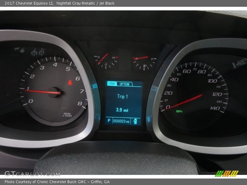 Nightfall Gray Metallic / Jet Black 2017 Chevrolet Equinox LS